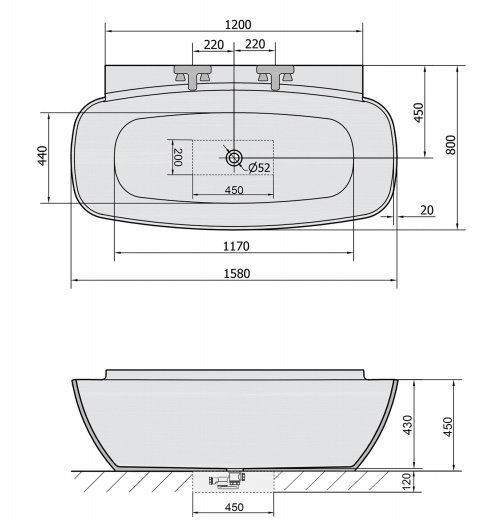 dimensiuni nigra