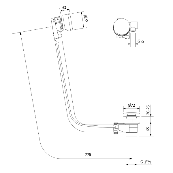 dimensiuni negru 775
