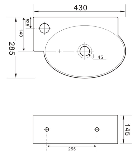 dimensiuni ribera stanga