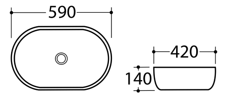dimensiuni dalma oval
