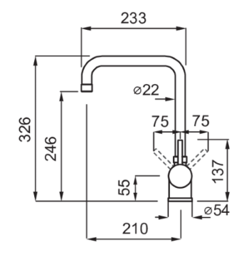dimensiuni baterie chiuveta senna