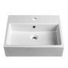 Lavoar incastrat partial in blat Isvea Purity 50 x 42