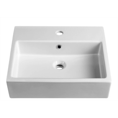 Lavoar incastrat partial in blat Isvea Purity 50 x 42
