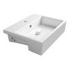 Lavoar incastrat partial in blat Isvea Purity 50 x 42