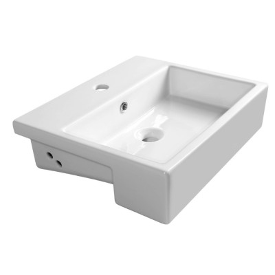 Lavoar incastrat partial in blat Isvea Purity 50 x 42