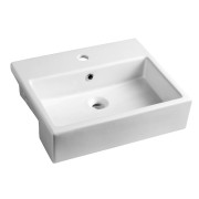 Lavoar incastrat partial in blat Isvea Purity 50 x 42