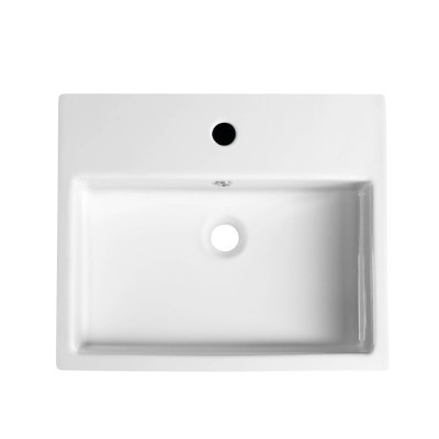 Lavoar incastrat partial in blat Isvea Purity 50 x 42