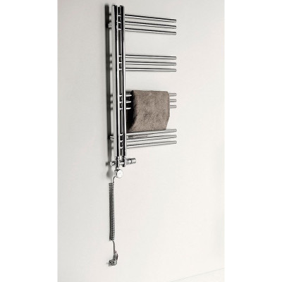 Radiator portprosop asimetric otel cromat 50 x 90 cm Sapho Dorlion