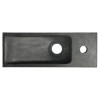 Lavoar piatra negru baie mica Sapho Blok 38 x 14 cm