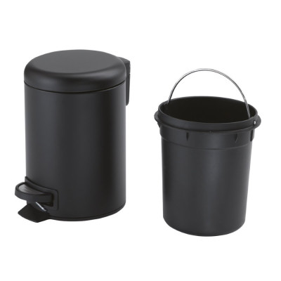 Cos gunoi baie Gedy Pottty negru 3L