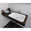 Lavoar baie sub blat dreptunghiular Sapho Japura 55 x 36 cm marmura compozit