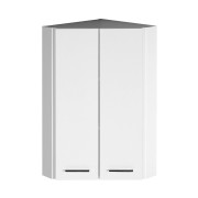 Dulap suspendat de colt alb 35 x 35 x 76 cm Aqualine Zoja 
