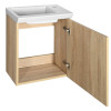 Dulap baie lavoar Keramia 44 x 50 stejar