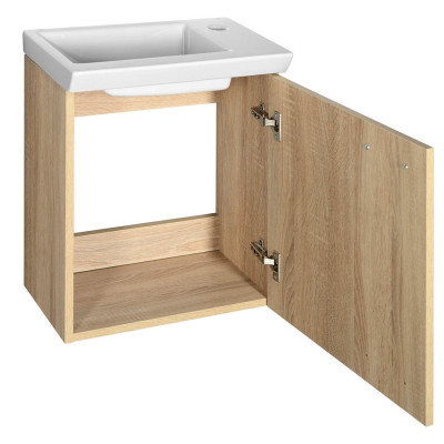 Dulap baie lavoar Keramia 44 x 50 stejar