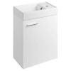 Dulap Keramia Zoja alb cu lavoar inclus 40 x 22