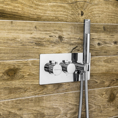 Baterie dus incastrabila cu termostat Sapho Rhapsody 3 iesiri