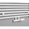 Robinet alb cu termostat pentru radiator portprosop Bruckner Wicher