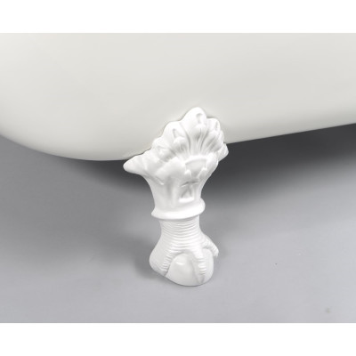 Cada baie Polysan Foxtrot Retro picioare albe