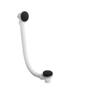 Ventil cada negru 90 cm cu preaplin Polysan