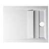 Cadita dus marmura compozit Polysan Varesa 110 x 90 x 4 cm Cadita dus marmura compozit Polysan Varesa 110 x 90 x 4 cm
