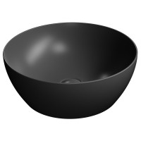 Lavoar rotund negru mat GSI Pura