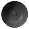 Lavoar rotund negru mat GSI Pura