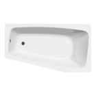 Cada baie asimetrica Aqualine Berounka 160 x 90 cm dreapta