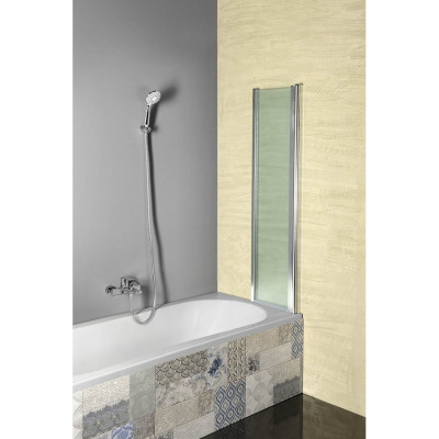 Paravan cada pliabil sticla semitransparenta Aqualine Vanda 100 x 140 cm