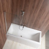 Paravan cada batant sticla transparenta Aqualine Vilma 60 cm