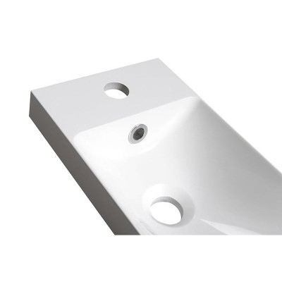 Lavoar cu blat marmura compozit 80 x 22 Sapho Agos