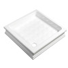Cadita dus Retro patrata 100 x 100 cm Kerasan