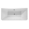 Cada baie freestanding dreptunghiulara Polysan Liberta 170 x 78
