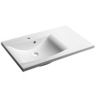 Lavoar baie cu blat dreapta 90 x 48 marmura compozit Sapho Luciola