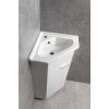 Dulap lavoar de colt alb Aqualine Zoja