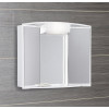 Dulap baie plastic cu oglinzi, priza si iluminare Jokey Angy 59 x 50 x 15 cm