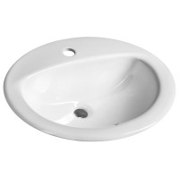 Lavoar oval incastrabil 51.5 x 45 Aqualine