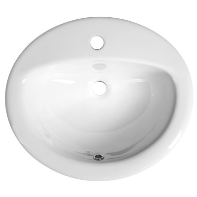 Lavoar oval incastrabil 51.5 x 45 Aqualine