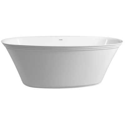 Cada baie ovala freestanding marmura compozit 170 x 80 cm Polysan Florina