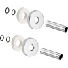 Set mascare tevi calorifer finisaj cromat Sapho