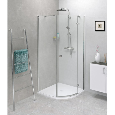 Cabina dus semirotunda usa batanta 90 x 90 Polysan Fortis