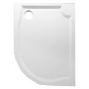 Cadita dus semirotunda 100 x 80 cm Gelco Riva stanga