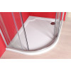 Cadita dus semirotunda 100 x 80 cm Gelco Riva dreapta
