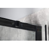 Cabina dus semirotunda asimetrica profile negre 100 x 80 Gelco Sigma Cabina dus semirotunda asimetrica profile negre 100 x 80 Gelco Sigma