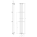 Radiator calorifer elementi verticali Design alb 30 x 180 Sapho Colonna