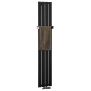 Radiator calorifer negru Design elementi verticali 30 x 180 Sapho Colonna