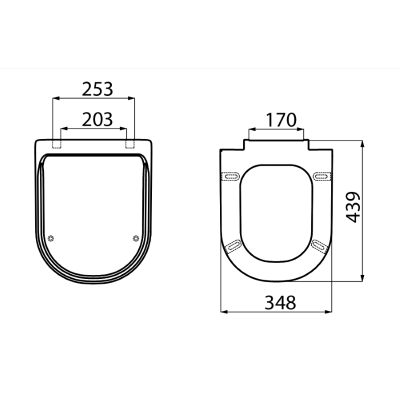 Capac WC retro Antique Soft Close