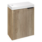Dulap lavoar suspendat 40 x 22 MDF stejar Sapho Latus Dulap lavoar suspendat 40 x 22 MDF stejar Sapho Latus