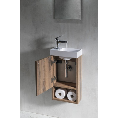 Dulap lavoar 30 x 53 x 16.5 MDF stejar Sherwood - Sapho Latus