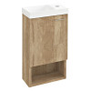Dulap baie lavoar 30 x 53 x 16.5 cm MDF stejar Sapho Latus