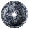 Lavoar rotund pictat floral albastru + alb Sapho Priori